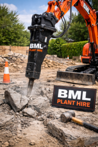 hydraulic breaker attachment hire